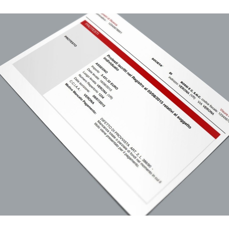 Visura Protesti Visura Protesti