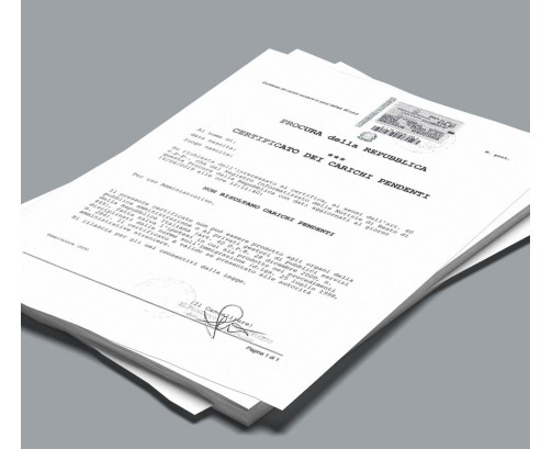 Certificato Carichi Pendenti