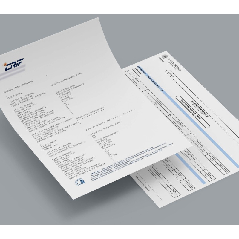 Visura CRIF e Visura Banca d'Italia Visura CRIF e Visura Banca d'Italia