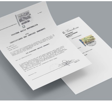 Certificato Casellario Giudiziale + Carichi Pendenti