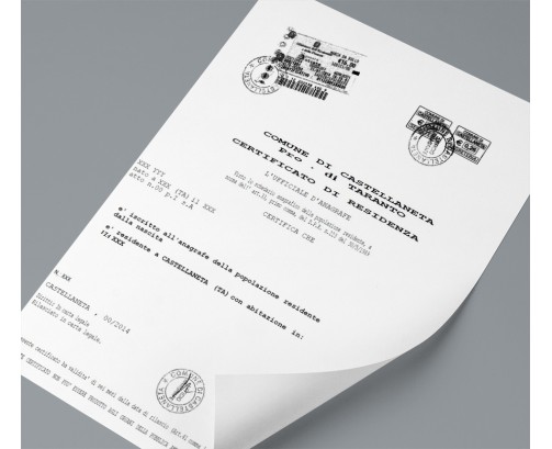 Certificato di Residenza